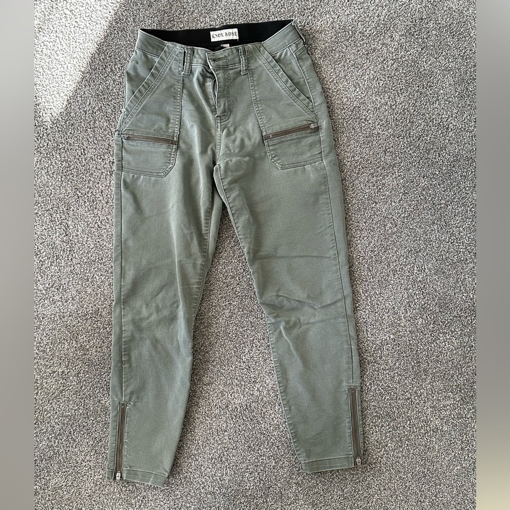 Knox Rose High Rise Skinny Utility Pants